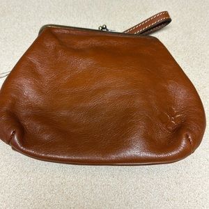Patricia Nash leather hand wristlet